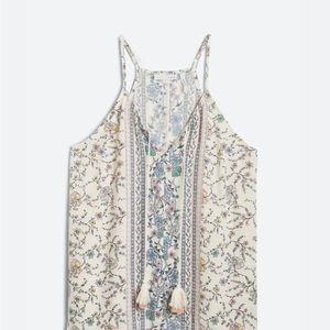 Bohemian Tie Detail Halter Top LUQ